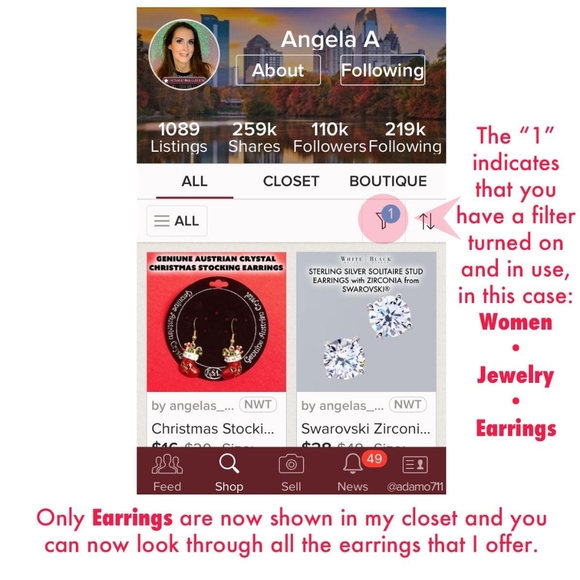 💬How to use the Filter Search button - Picture 6 of 6